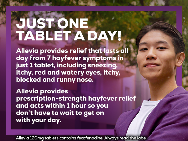 Allevia 120mg tablets