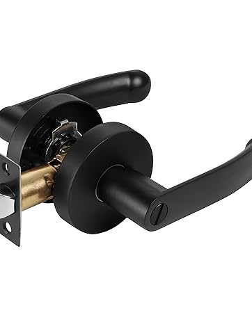 black door handles