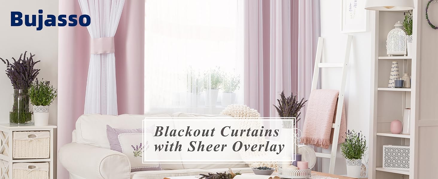 blackout curtains with sheer