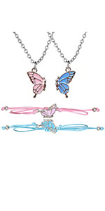 Amazon.com: Ximerinf Weirdo Necklace Heart Bff for 4 Best