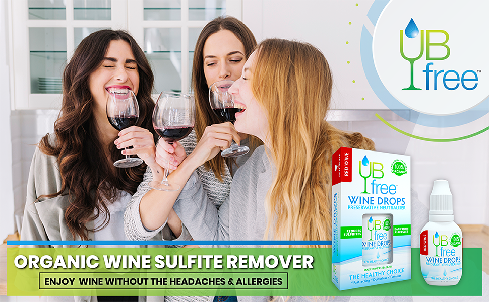 UBfree Wine Sulfite Remover Enjoy Red Wine Without The Headaches and
