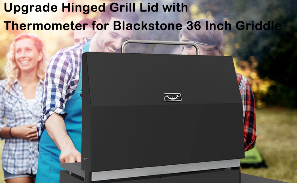 SUONA Hinged Lid for Blackstone 36 Inch Griddle 1554 1984