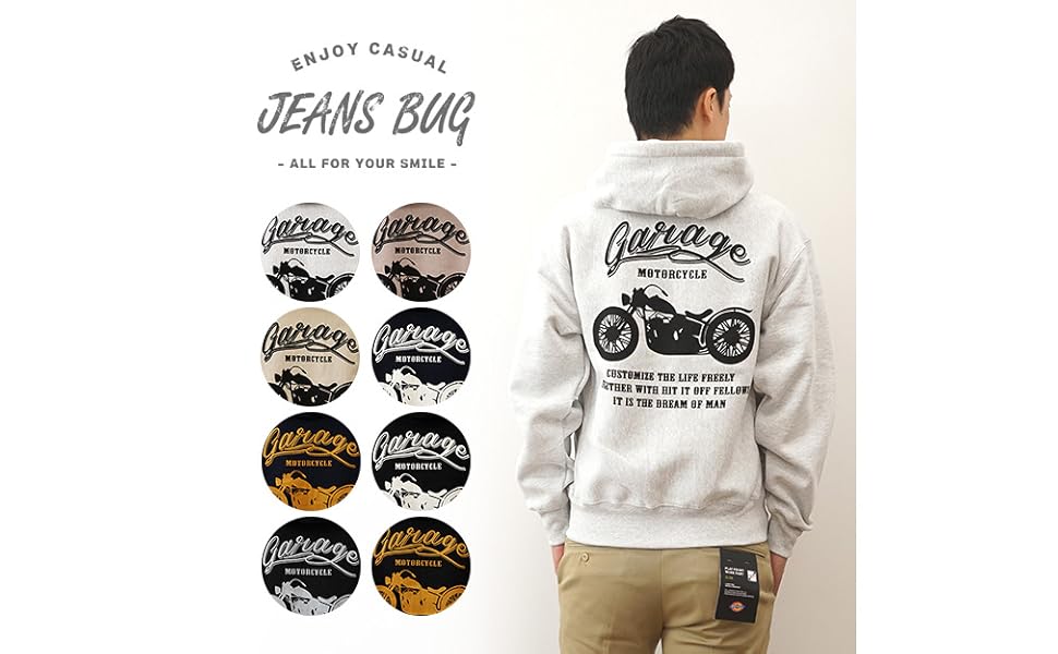 CRAZY JET MOTOR CYCLE パーカー　グレー　XLサイズ 2025年最新】crazy jet パーカーの人気アイテム - メルカリ