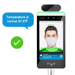 Wi-Fi Non-Contact Automatic Infrared Body Temperature Thermal Scanner Kiosk Access Control System