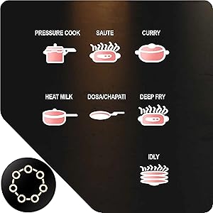 7 preset Cooking Modes for the perfect cooking temperature everytime