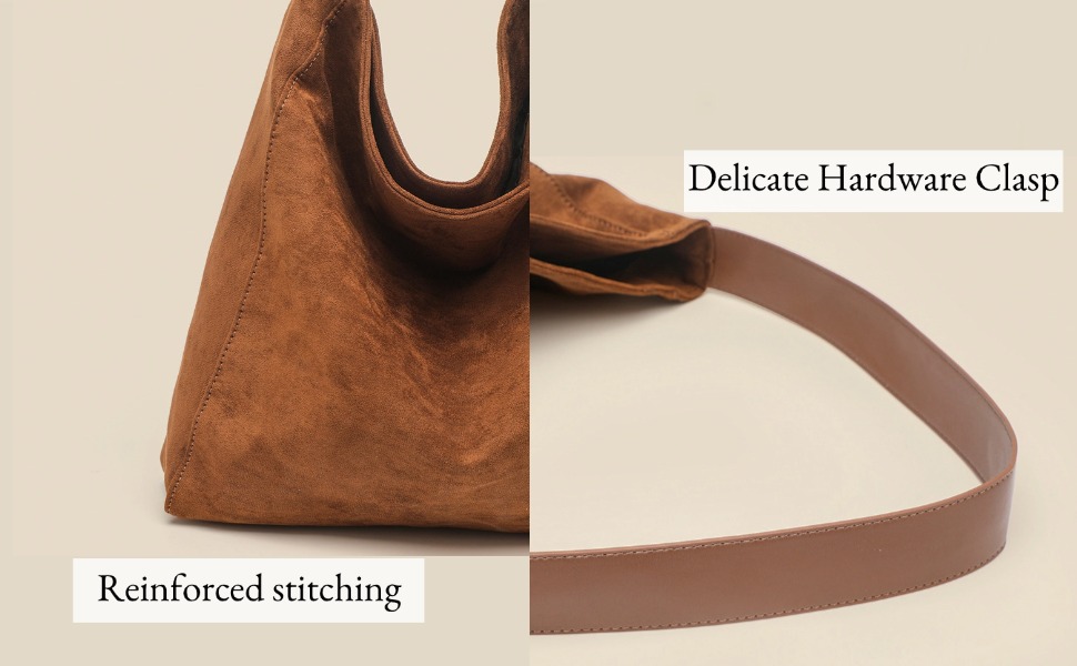 Suede Hobe Bag for Women