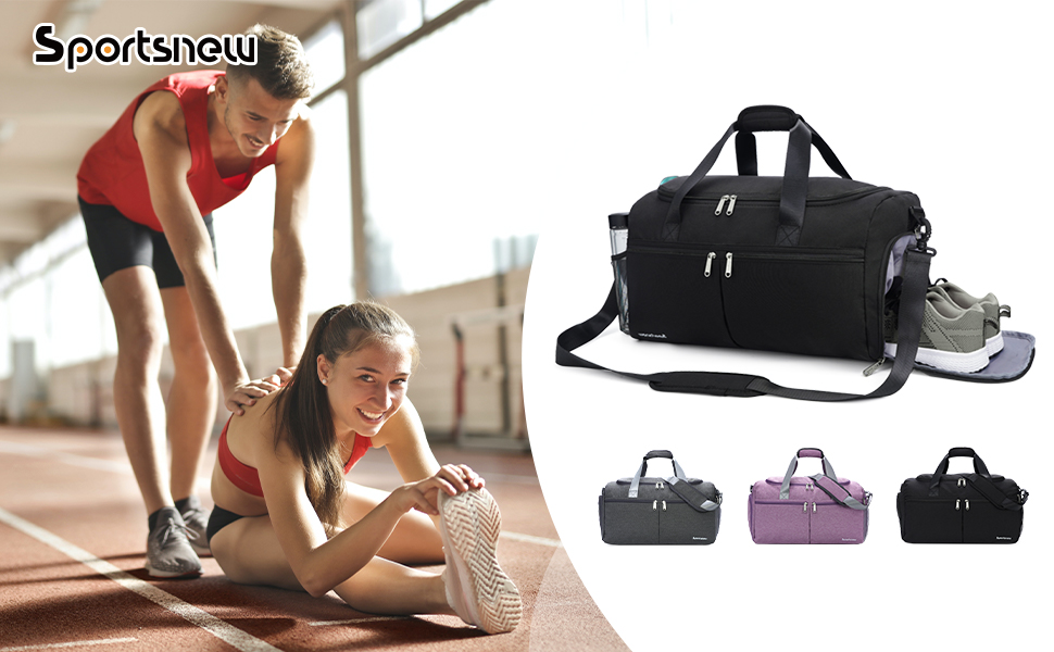 Gym Bag with Shoe Compartment Wet Pocket