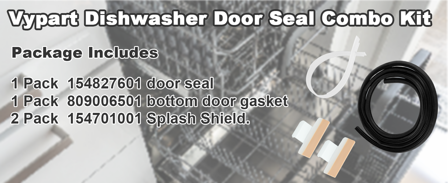 154827601 Dishwasher Door Seal Fit For Frigidaire