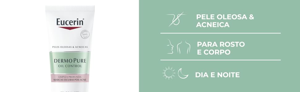 Recomendado para o rosto e corpo, em pele oleosa e acneica. Uso diário e noturno.