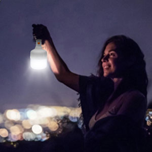 Lanterne Rechargeable USB LED Torche Lampe de Camping de Poche Extérieure