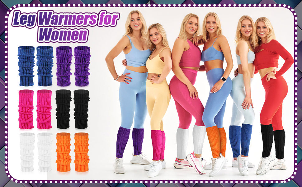 Ecdiykit Leg Warmers for Women Winter - Fashion 80s