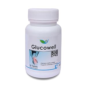 Biotrex Glucowell Glucosamine, MSM & Chondroitin 500mg (60 Tablets)