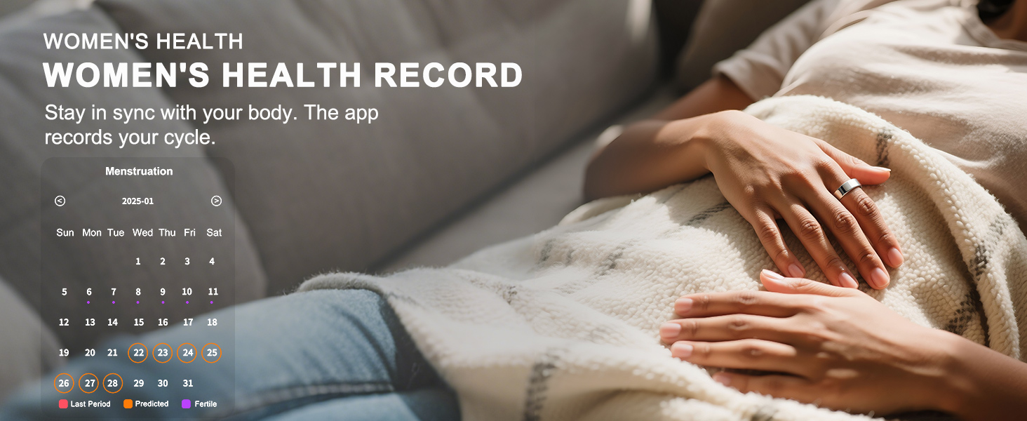 VIC Smart Ring Support Women’s Health with Period Tracking and Personalized Wellness Insights