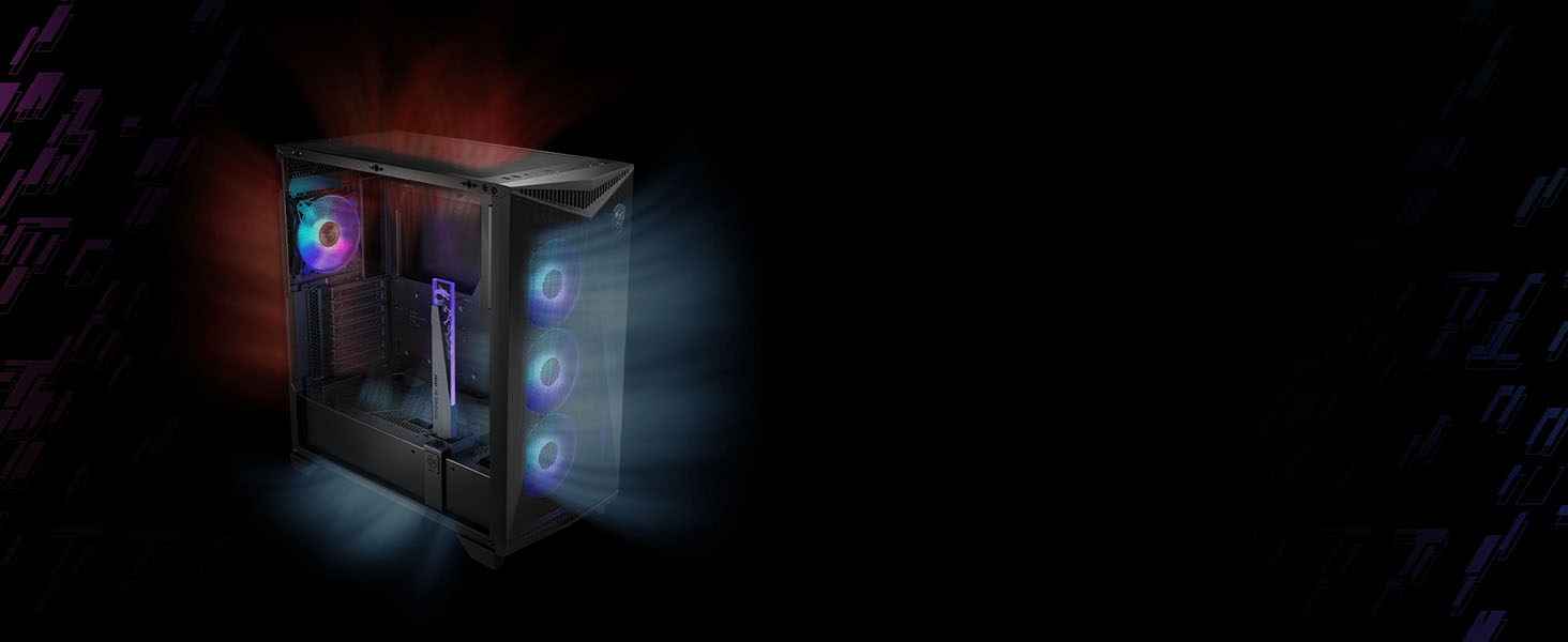 Carcasa para PC para juegos MPG GUNGNIR 300R AIRFLOW