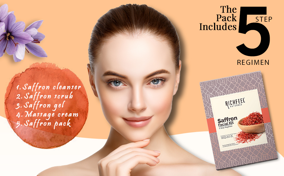 Richfeel Saffron Facial Kit Amazon.in Beauty