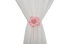 pearl flower curtaint tieback
