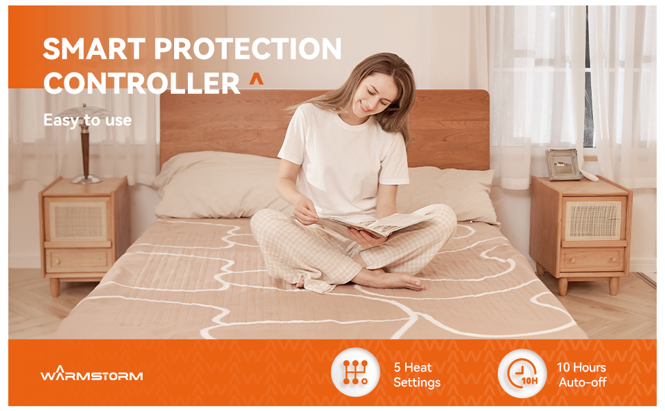 Warm Storm Dual Control 75W Electric Underblanket Super King Size