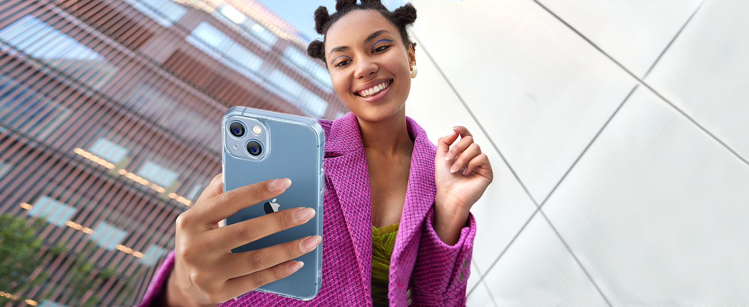 UGREEN iPhone 14 Plus Case 6.7 inch AntiYellowing Military Back, Hard