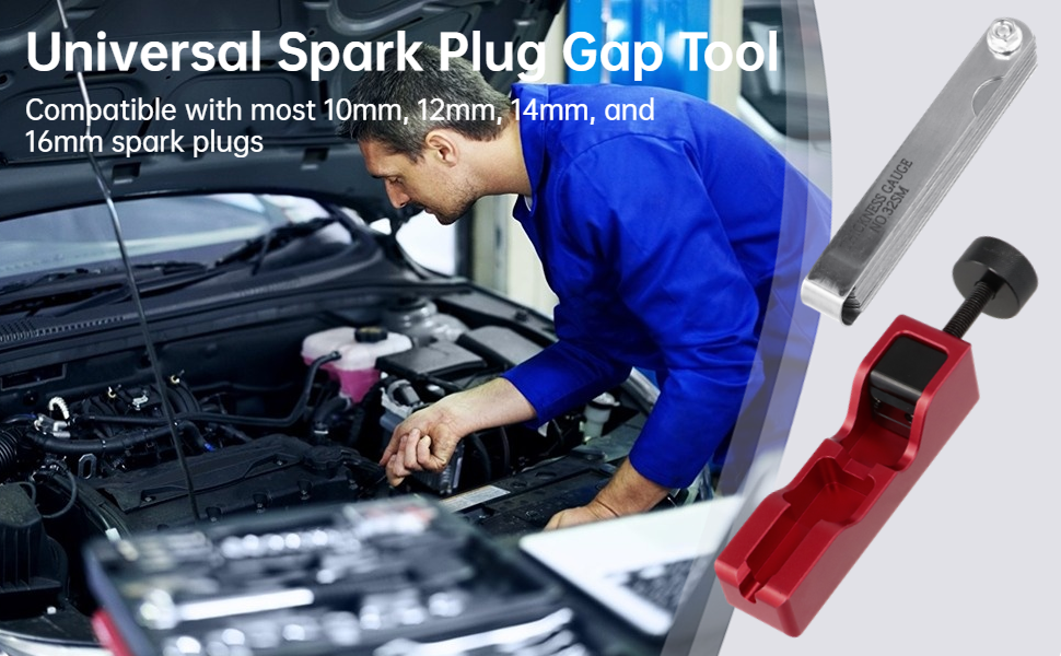 Universal Spark Plug Gap Tool, Spark Plug Tester with