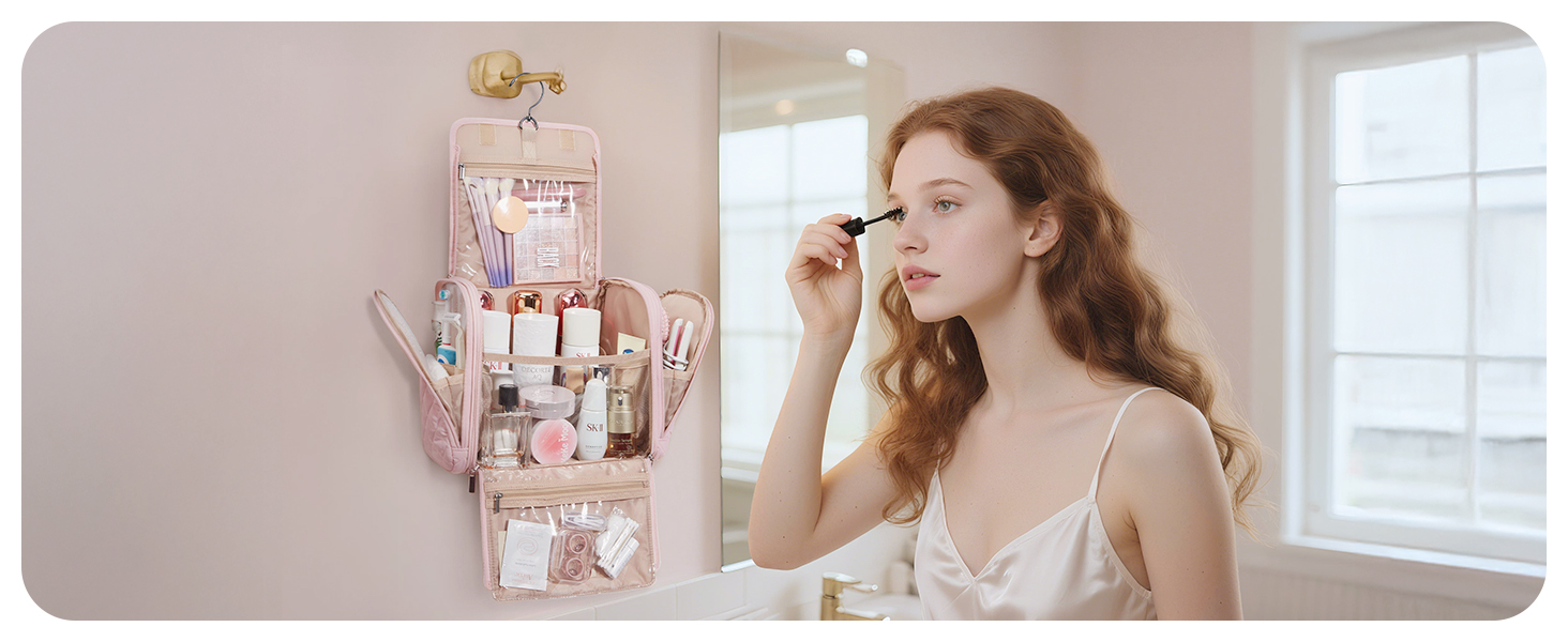 BAGSMART Travel Toiletry Bag