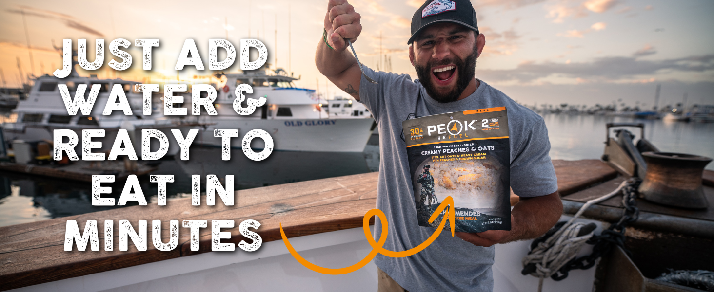 Just add water and ready in minutes