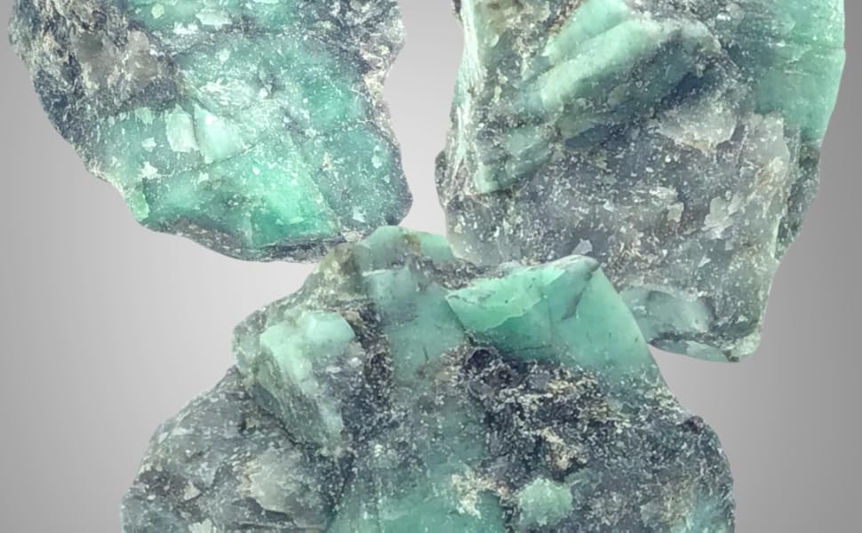 Smaragd Emerald Rohstücke