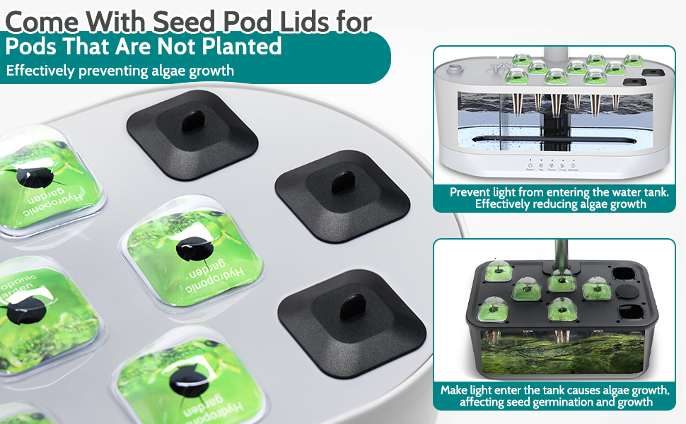 Misting 11 Pods Hydroponic Growing System