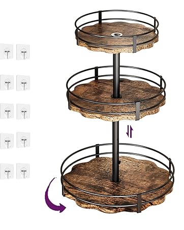 3-Tier Lazy Susan Organizer
