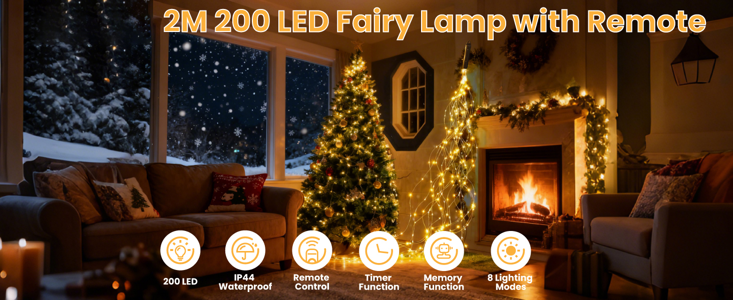 Waterfall Fairy Bunch Lights