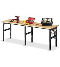 MUWOOD 96”Adjustable Work Bench, 5000 LBS Capacity Heavy