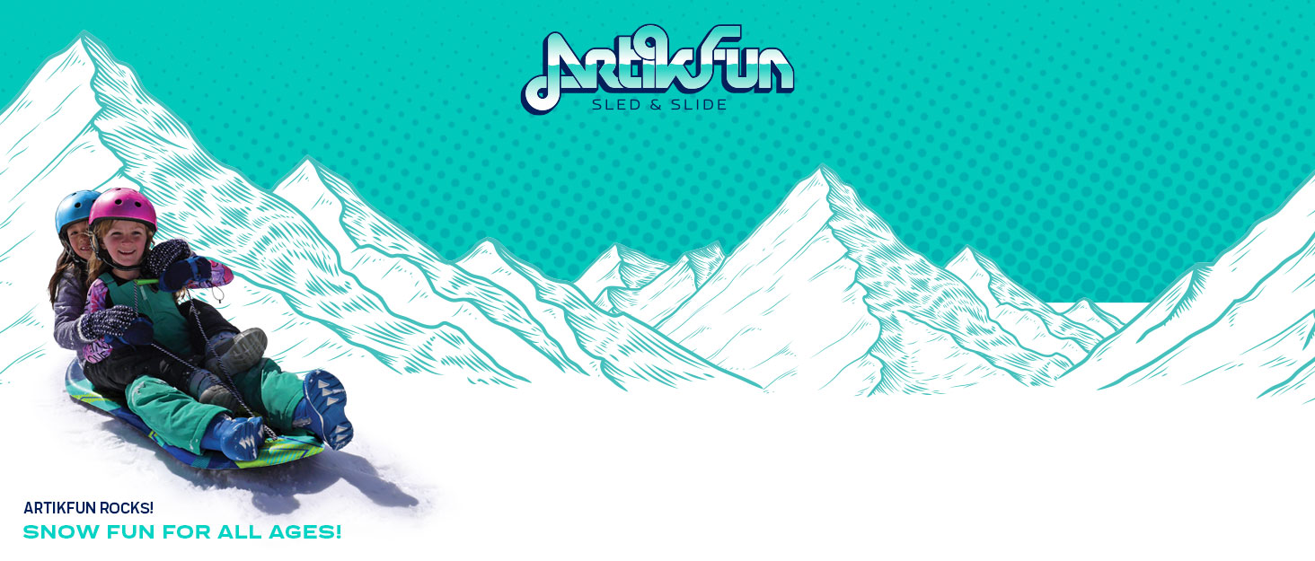 Artikfun 50in 48in 24in premium Recreational Winter Foam Snow Sled slide board kids adults junior