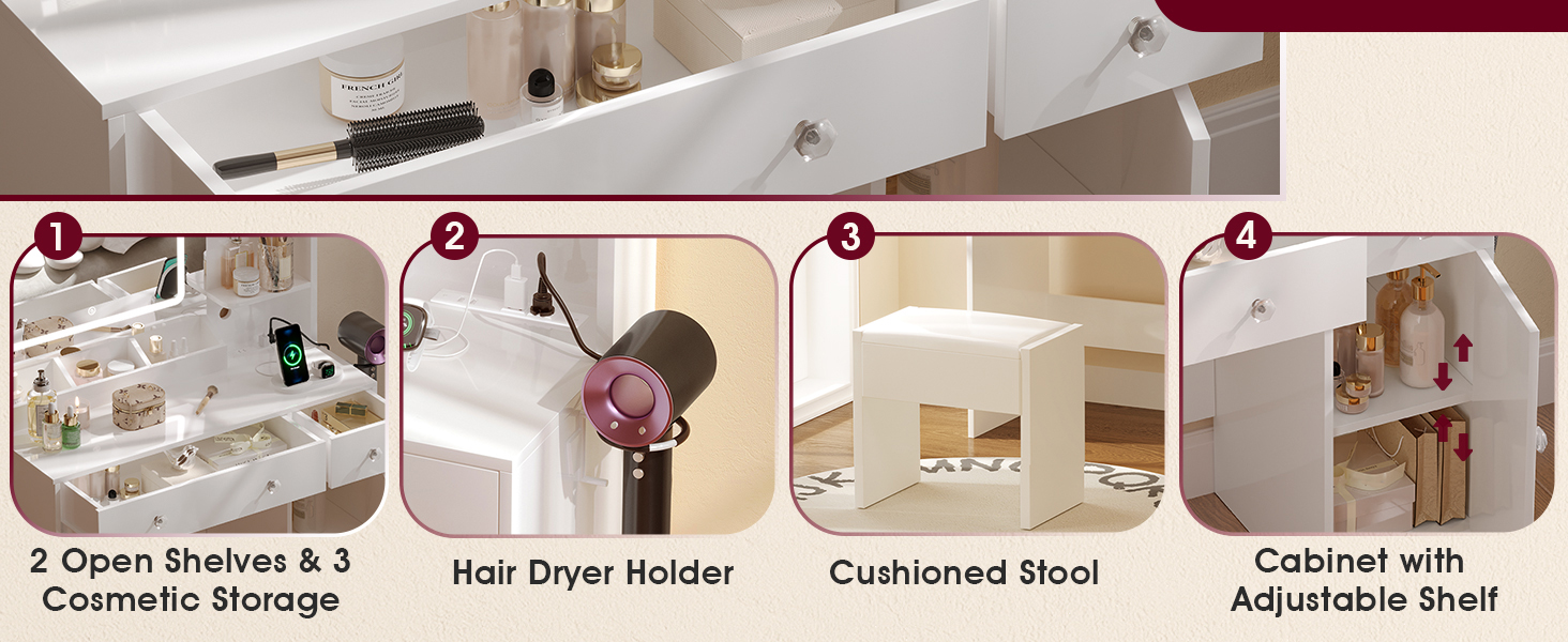 tocadores para habitación