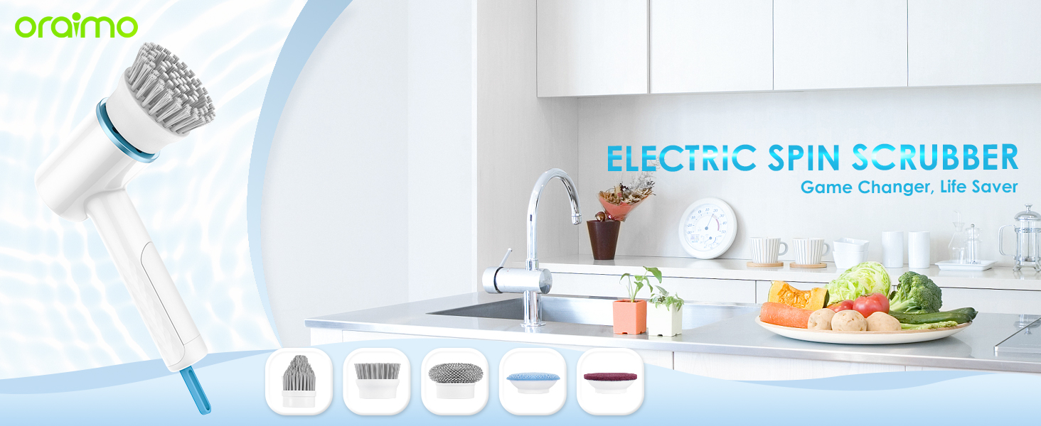 electric spin scrubber