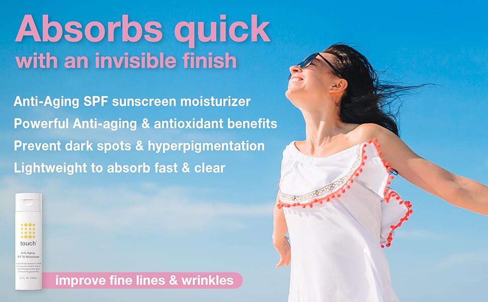 Absorbs quickly with an invisible finish