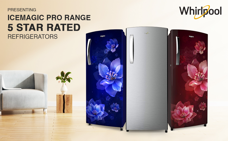 Whirlpool 207 L 5 Star Inverter DirectCool Single Door Refrigerator