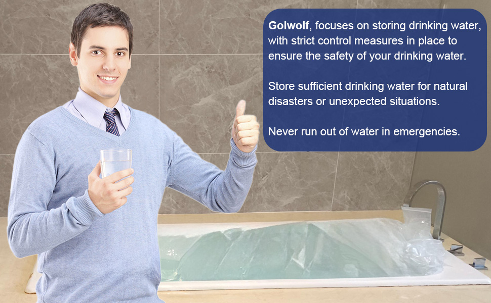 Never run out of water in emergencies