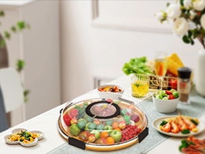 Renmxj Charcuterie Board with Clear Lid, Travel Portable Cheese Board Charcuterie Boxes