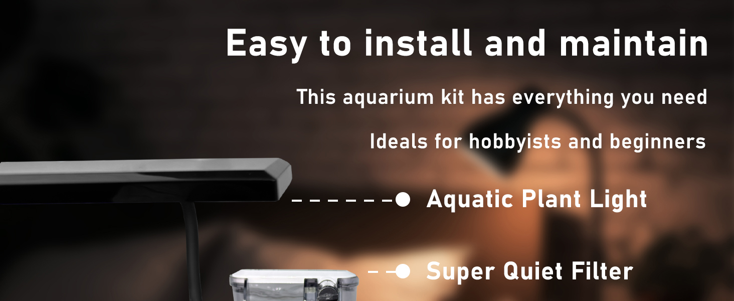 fish tank / aquarium kit with accessaries