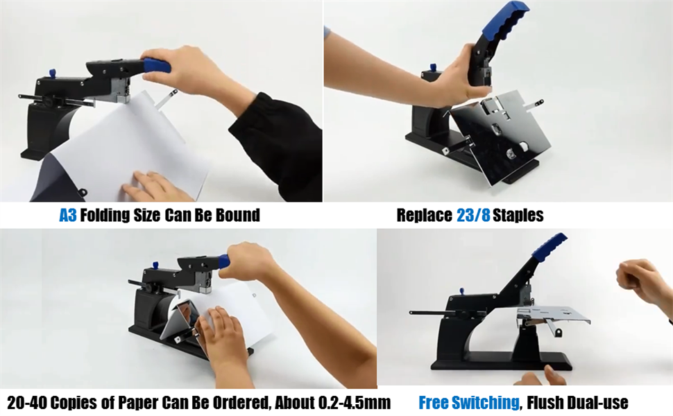 Saddle Stitch Stapler Heavy Duty Stapler 60 Sheet Manual
