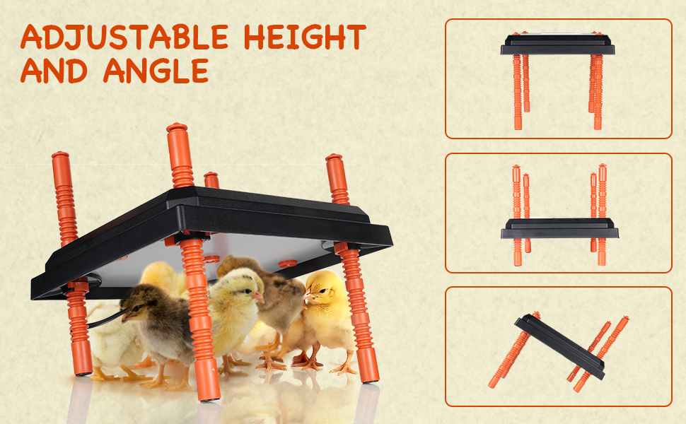 Growfessor Chick Brooder Heating Plate 10" x 10" for up