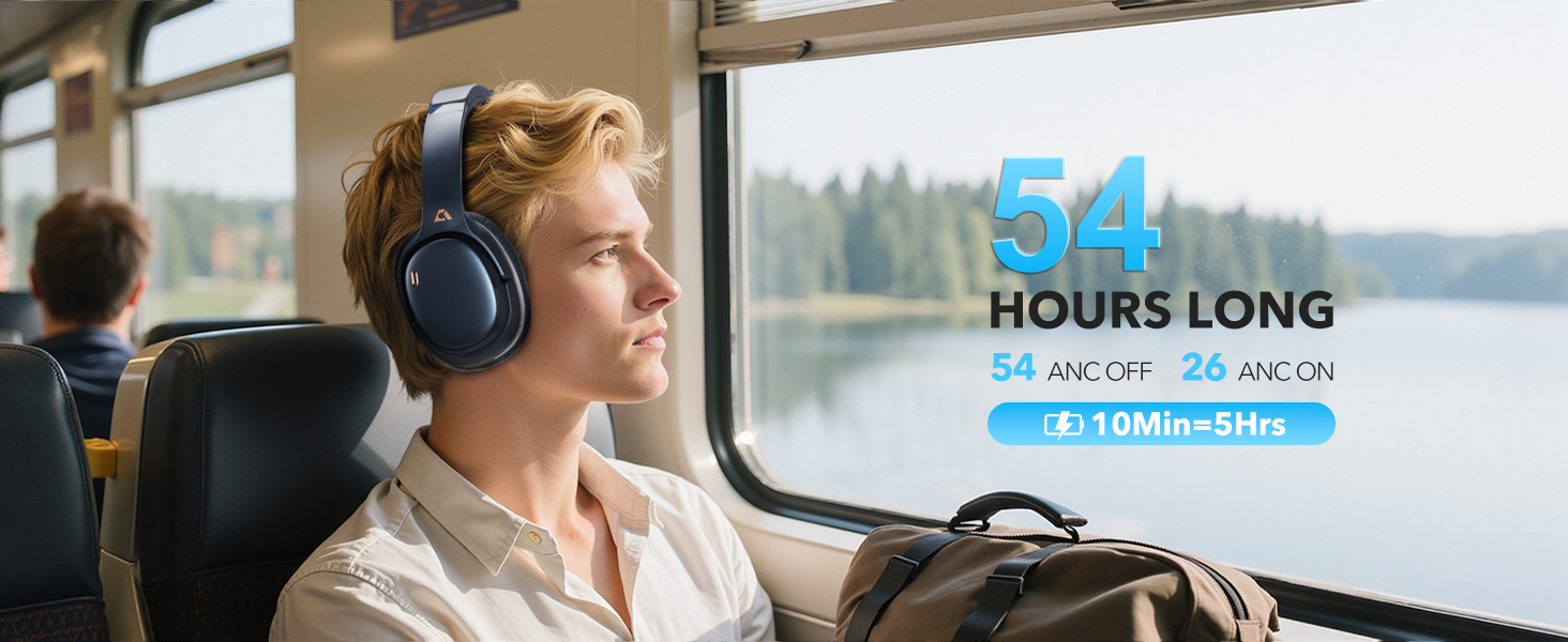 54 HOURS LONG BATTERY LIFE