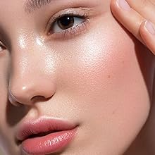 Soft Cream Liquid Blush Stick,Korean Liquid Blushes Cheeks Brush,Moisturizing Creamy Formula