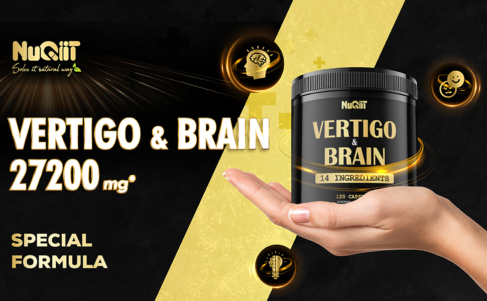 Nuqiit - Vertigo & Brain - 27200mg-120caps