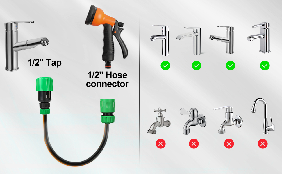 1pcs mixer tap connectors to garden water hose pipe fitting faucet