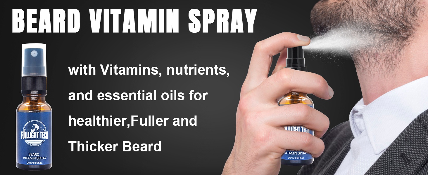 beard vitamin spray