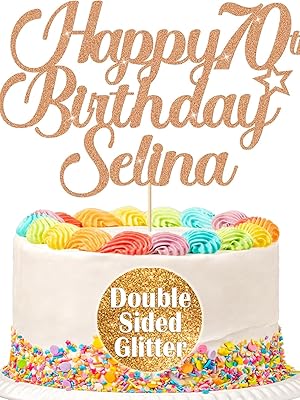 Personalised cake topper