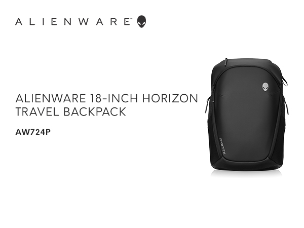 Alienware18 ブラック リュック NEW DELL ALIENWARE HORIZON TRAVEL BACKPACK 18 AW724P Shock