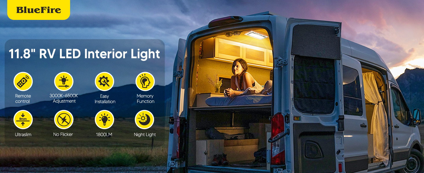 1800 LM RV Light PC1