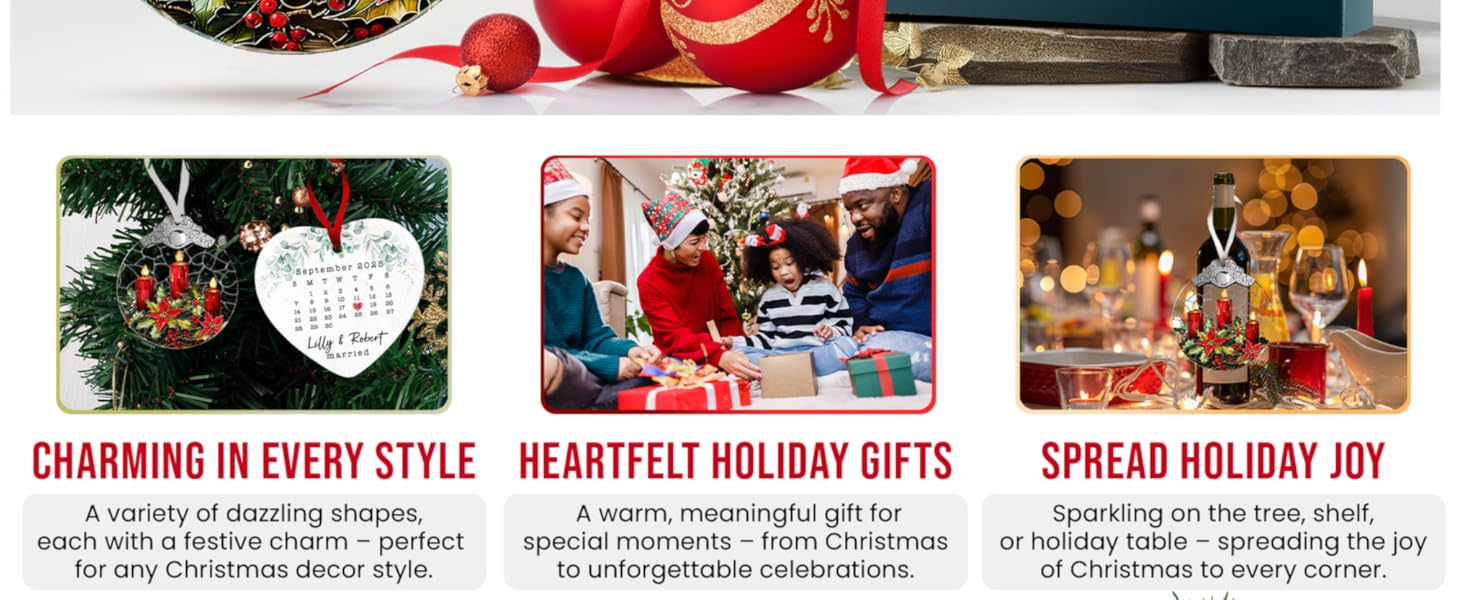 Christmas Candle Suncatcher Stained Glass Window Hanging, Festive Holiday