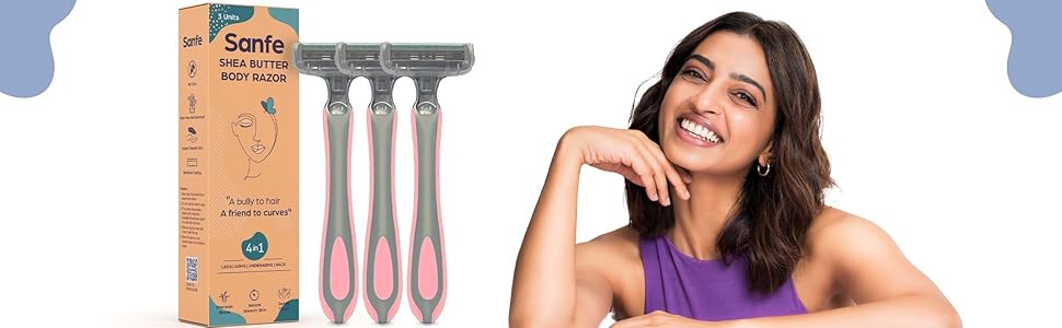 Shea Butter Body Razor for Women's Hair Removal